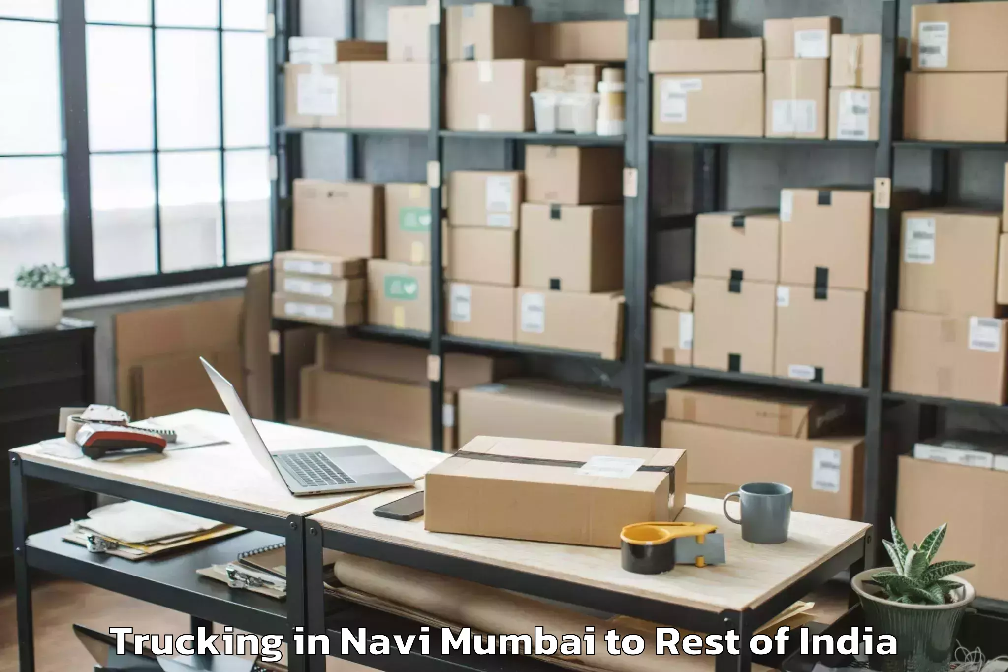 Comprehensive Navi Mumbai to Rajaori Trucking